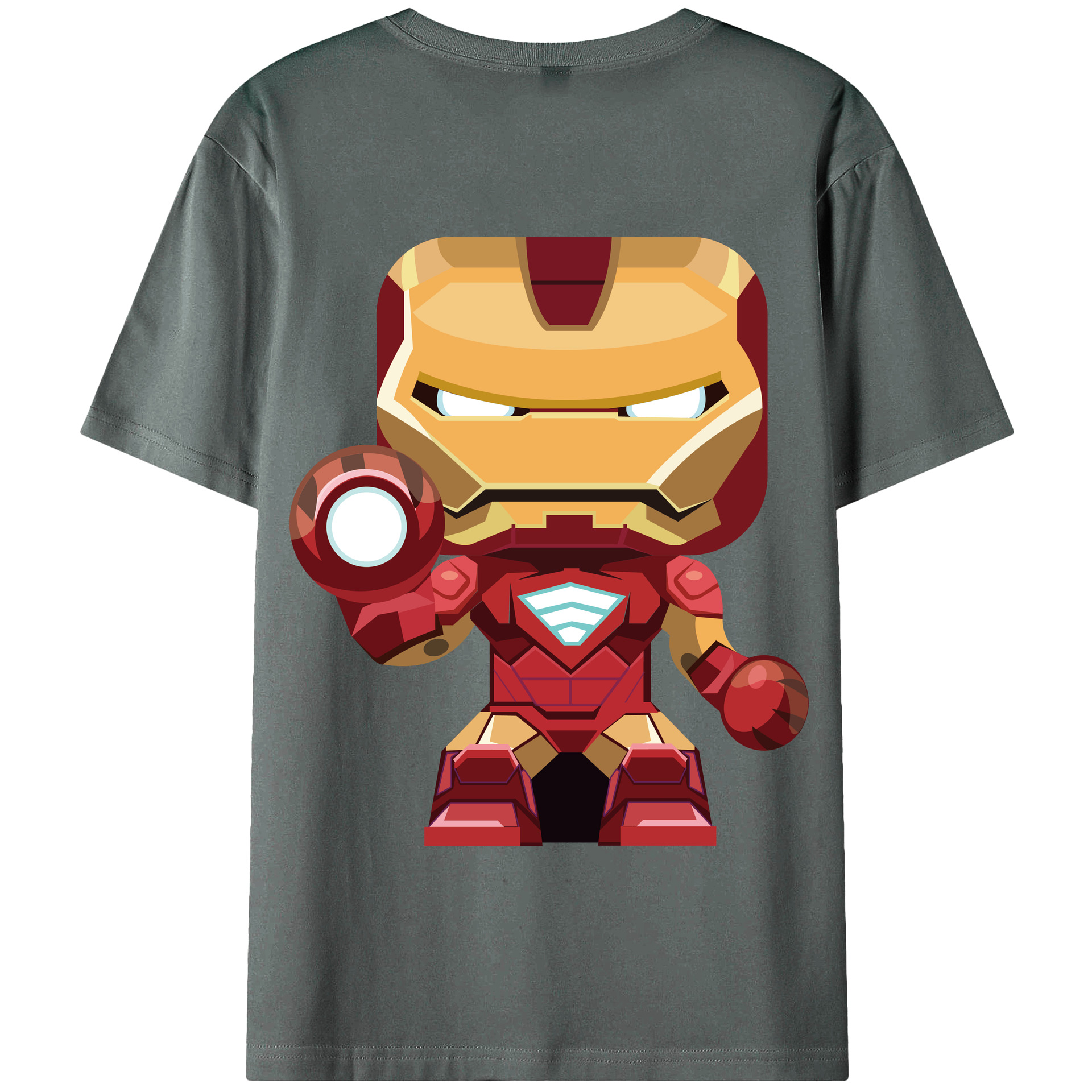 （画像用） アベンジャーズ The Avengers 綿100％半袖Tシャツ（背面プリント）
